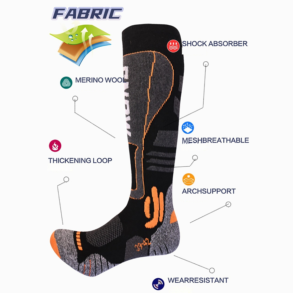 Loogdeel Высококачественные дл – обзор и цена Wool Hiking Sock