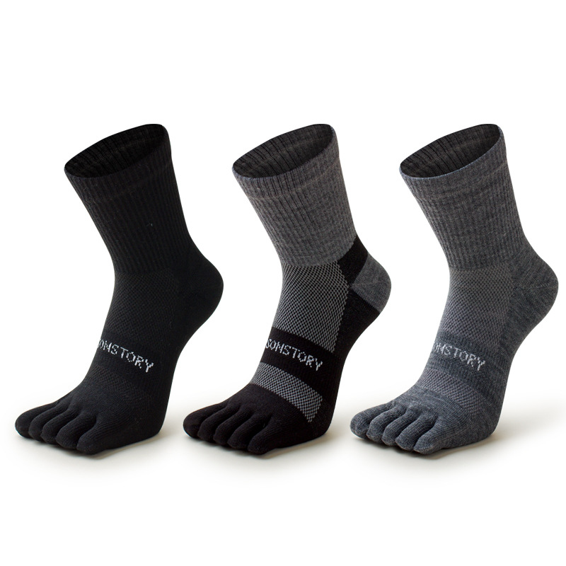 5 пар утолщенных теплых мужски – обзор и цена Toe Sock Split
