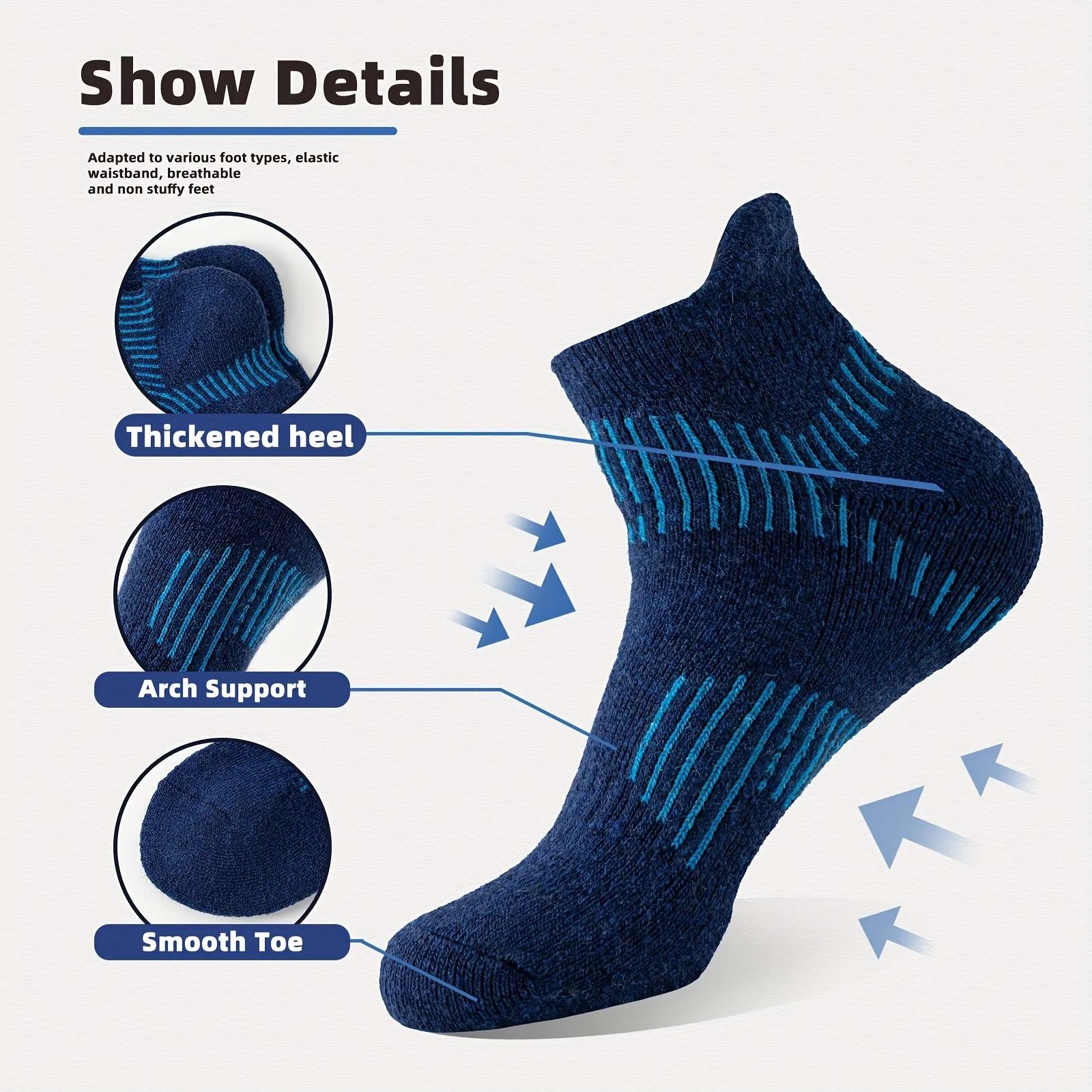 Мужские носки из мериносовой ш – обзор и цена Wool Hiking Sock