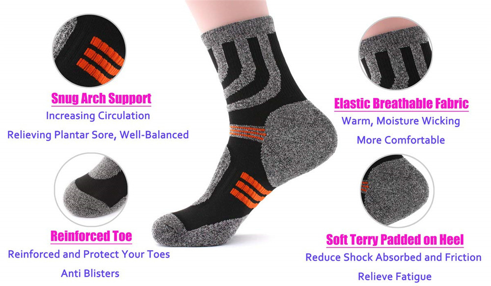 Носки мужские махровые антибли – обзор и цена Wool Hiking Sock